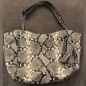 Michael Kors snakeskin print bag